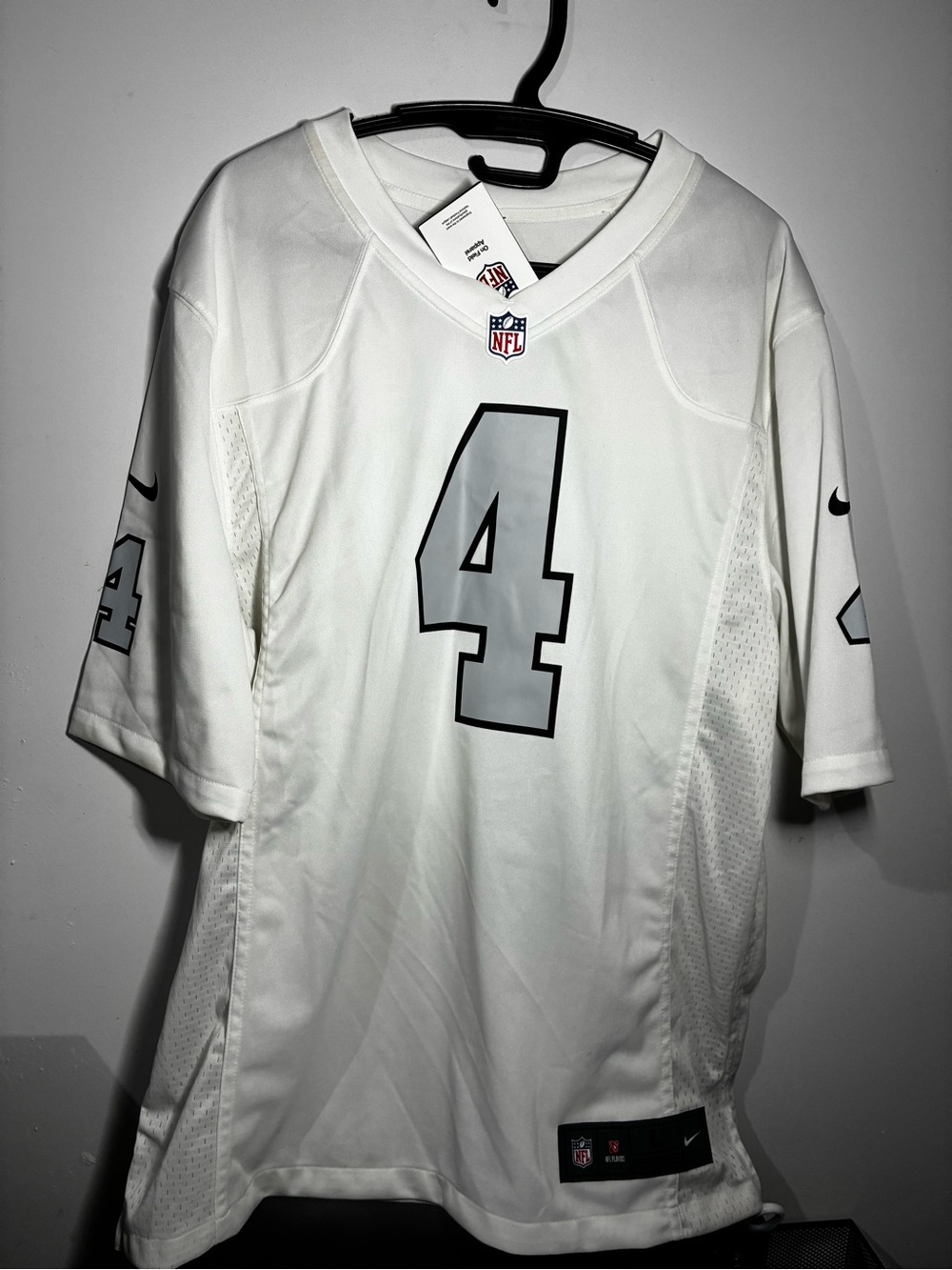Nike White Men’s #4 NFL Football Jersey